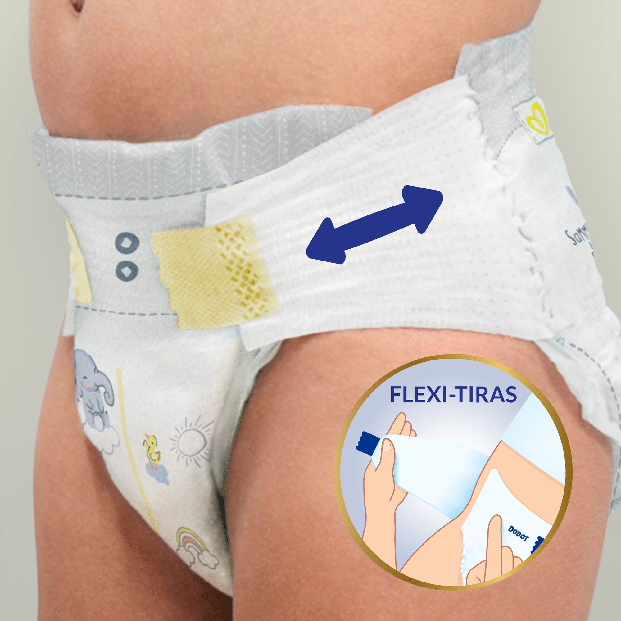 Fraldas Sensitive 2-5kg T1